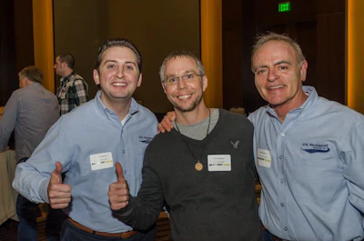 COO Andrew Musto, Carolinas General Manager Rick Adkison, CEO Mike Musto all of U.S. Pavement Services, Inc.
