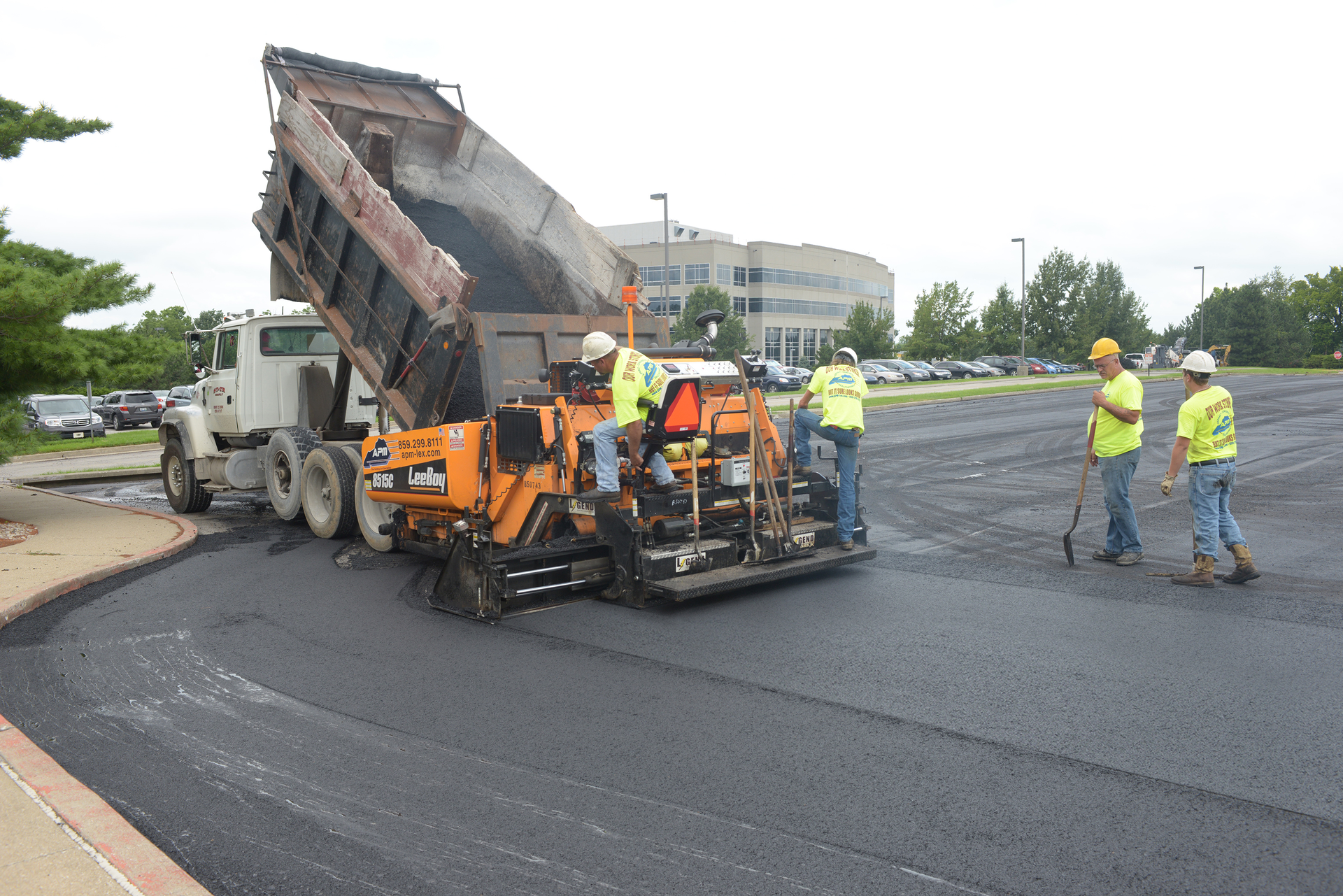 APM Asphalt is the first U.S. contractor to construct an asphalt pavement that contains the MTP as an additive in the hot mix asphalt.