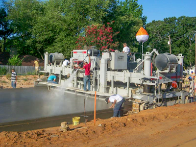 The controllers on today's concrete pavers can manage multiple functions simultaneously, allowing the paver to react more quickly. Adjustments can often be made at the touch of a button.