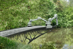 'What distinguishes our technology from traditional 3D printing methods is that we work according to the ‘Printing Outside the box’ principle',' says Tim Geurtjens, CTO MX3D. 'By printing with 6-axis industrial robots, we are no longer limited to a square box in which everything happens. Printing a functional, life-size bridge is of course the ideal way to demonstrate the endless possibilities of this technique.”