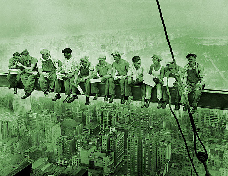 We're sure these contractors weren't thinking about sustainable construction practices when this iconic picture was taken, but this Earth Day is a great time for contractors to start implementing green construction practices into their every day activities.