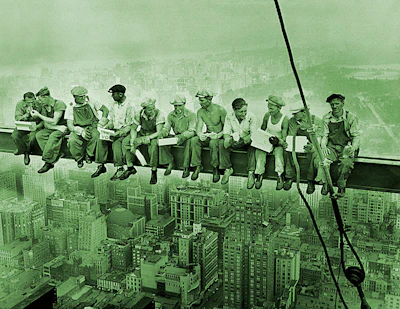 We're sure these contractors weren't thinking about sustainable construction practices when this iconic picture was taken, but this Earth Day is a great time for contractors to start implementing green construction practices into their every day activities.