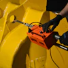Bore Repair Systems BOA 408i Welder Being Setup On Bucket 57350044c866f