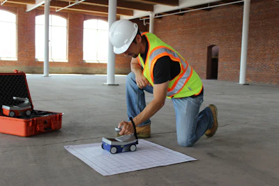 Figure 4 – All-in-one GPR scanning for concrete inspection