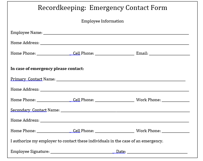 NAPSA Emergency Contact Form 573ddac2b9387