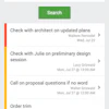 When clients log into the system, they receive a progress report with any recent photos that have been added, a financial overview of the project’s budge, and alerts or requests that need their attention.
