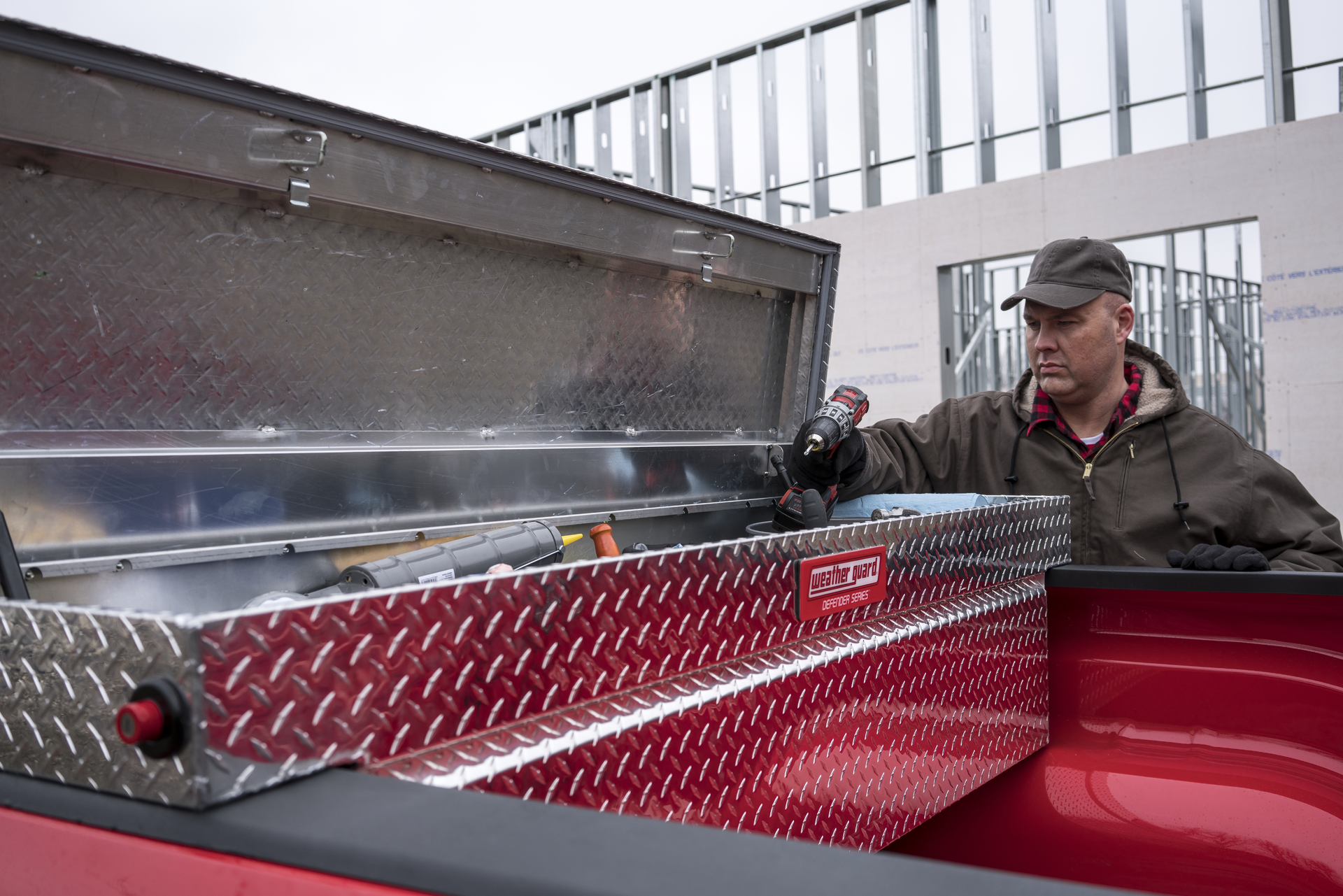 WEATHER GUARD Defender Series Truck Boxes AI JobsiteDrillOpenBox 57686e858b09b