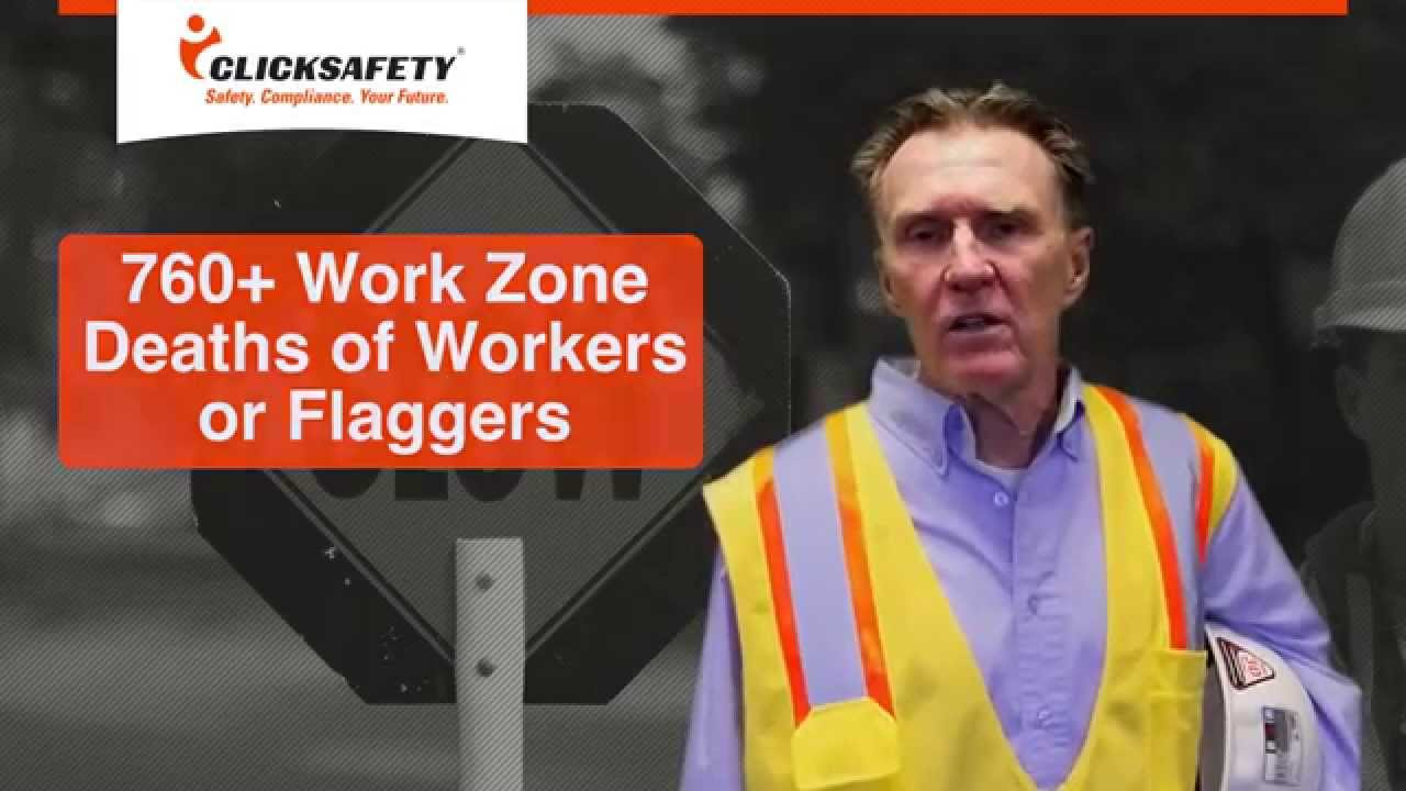 [VIDEO] Road Construction Work Zone Flagger Safety