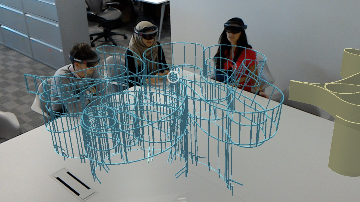 “Our digital world is growing exponentially but we interact with it in the same way we did 30 and 40 years ago—behind 2D screens,” Aviad Almagor Director of Trimble’s Mixed-Reality Program says. “With mixed reality, the digital content crosses the threshold into the real world. This process dramatically improves our ability to understand the relations between the physical and digital assets, it transforms the way we consume, interact and communicate information.”