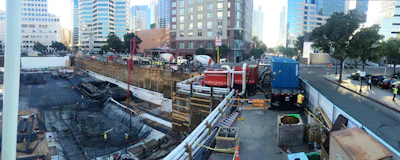 Aggreko provides temperature control solutions for the construction industry; a project for the San Diego County Superior Court is shown above.