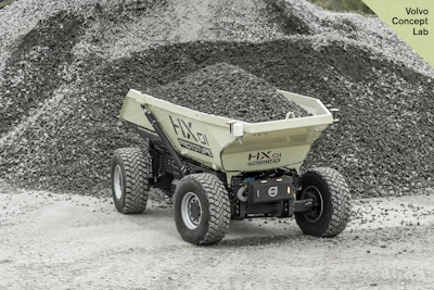2 Volvo Construction Equipment s concept HX1 autonomous battery electric load carrier 57e05b0153ffd