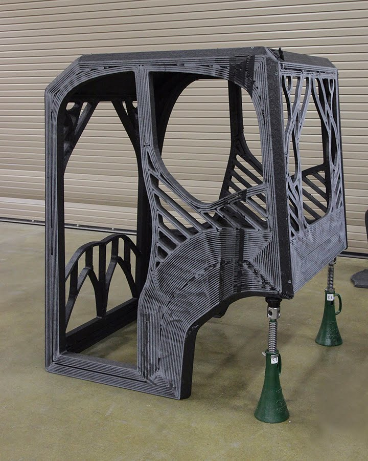 [VIDEO] Watch as World's First 3D Printed Excavator Gets Its Cab