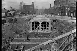 The city of Cincinnati started to build a rapid transit system in the 1920s but only completed seven miles of subway lines before the project was abandoned.