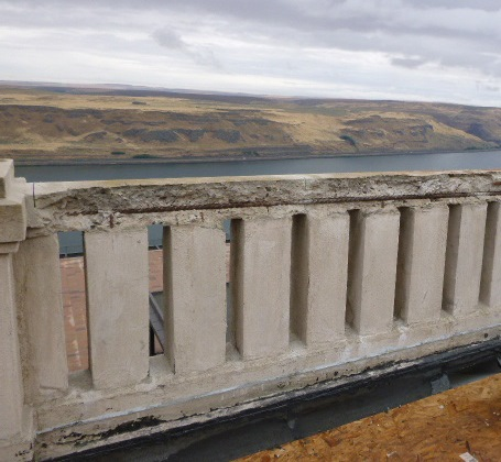 Maryhill Museum before the application of EucoRepair V100.