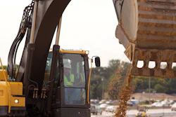 Ashley Laurance operates a Volvo ECR305C crawler excavator.
