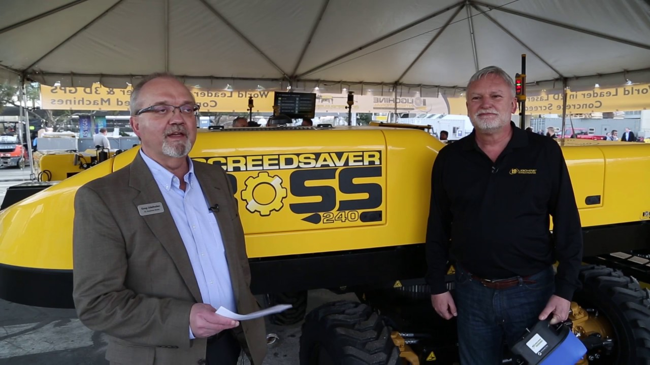 [VIDEO] Screensaver Boss 240 now has Robotic Control System with Topcon's LPS Walkaround