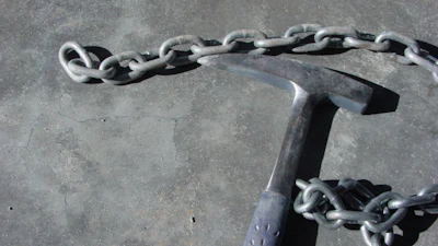 Sounding consists of tapping with a hammer or chain dragging and listening to the resulting sound. Hollow or tinny sounds indicate the surface has separated from the underlying concrete.