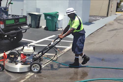 For best results when sealcoating early in the spring, power wash the pavement to remove embedded salt, silt and deicing chemicals.