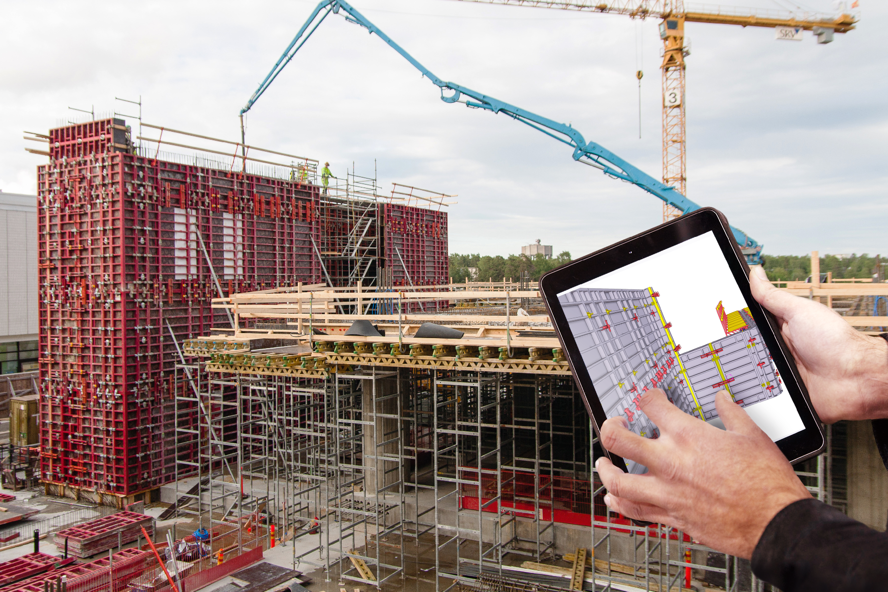 When contractors create 3D digital BIM images of their projects they can use them to estimate, plan, do layout work, design the forming system needed, manage, and cost account.