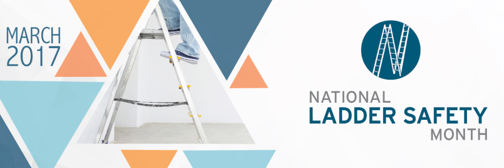 National Ladder Safety month is a stepping stone to raise awareness of ladder safety and to decrease the number of ladder-related injuries and fatalities.