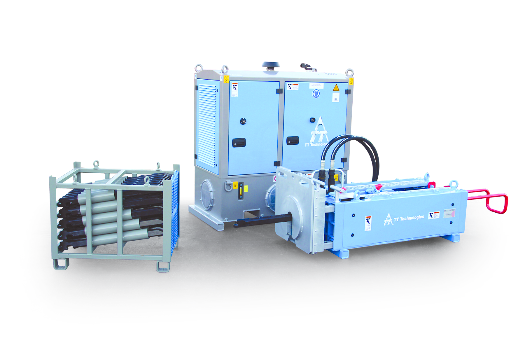 The Grundoburst static pipe bursting system utilizes a specially designed bladed cutter head to make bursting ductile iron and steel pipe possible.