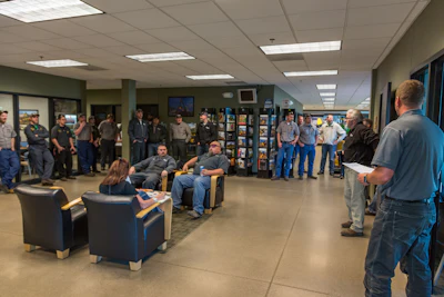 Share learnings and highlights from the show with team members back at the office.