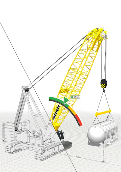 Cross section technical drawing – surficial display