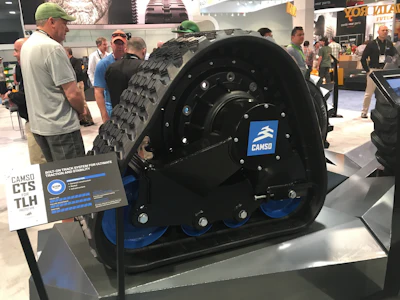 Camso's Conversion Track System is a bolt-on track and undercarriage solution designed to enable easy conversion from tires to tracks.