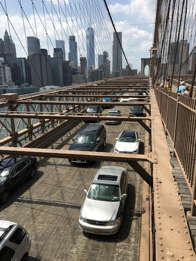 A preservation project on the Brooklyn Bridge took the concrete bridge deck down to rebar prior to micro-surfacing.