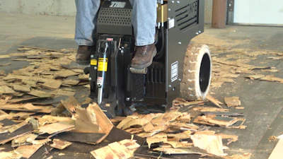 When a scraper blade loses its sharpness, floor removal time can double. A blunt blade is more likely to glide along the top of the floor, rather than pulling it up. This means workers have to take several runs at a length of flooring in order to remove it all.