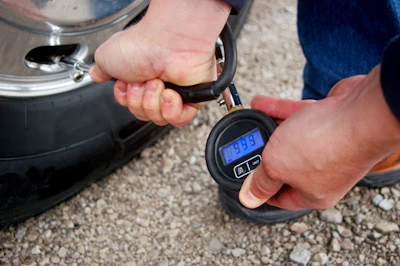 Over and under inflated tires have a negative effect on tire life so routinely checking tire pressure is very important.