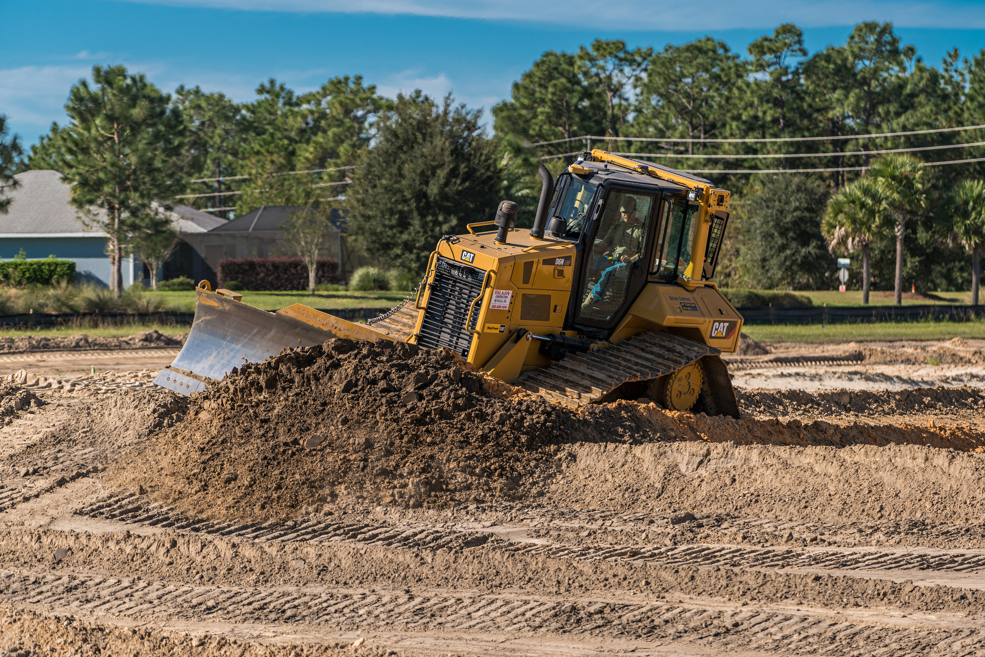 The pairing of its Caterpillar D6N dozer with the new Topcon 3D-MC Max provided the added capacity Brady Construction needed to complete the 98-lot subdivision expansion project in the time frame allotted.
