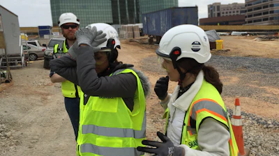 Some general contractors are already incorporating safety helmets instead of hard hats on their construction sites.