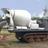 Terramac will unveil a new, compact-sized crawler carrier model and display its latest specialty unit, the RT9 equipped with a concrete mixer.