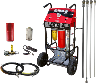 Ipa #9046 F Pneumatic Tank Sweeper With Accessories