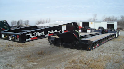 Load concentration is one of the most important criterion to keep in mind when selecting a trailer. A 26-ft., 50-ton lowbed can haul 50 tons, but how much of the deck those 50 tons occupy is just as important as the weight itself.