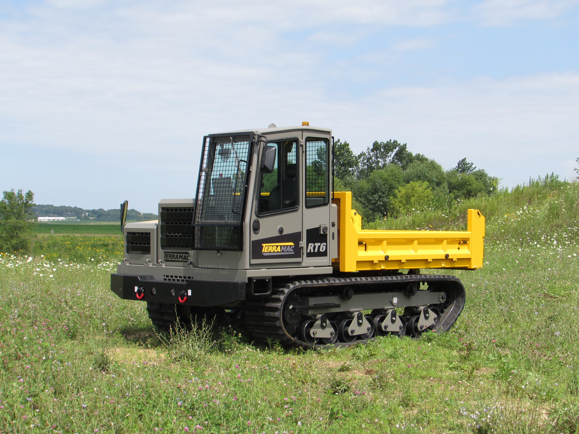 Terramac Rt6 Closed Cab Dump Bed