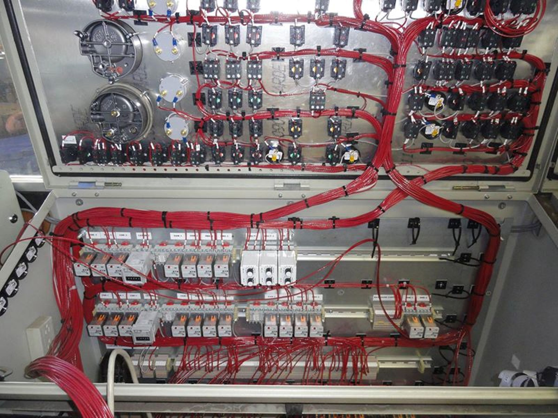 Most control panels are a ‘Rat’s Nest’ after a few years of many hands in the pie. That makes troubleshooting tough. Here is a panel we are building for an East Coast plant. This is in progress, so it will get a lot neater.