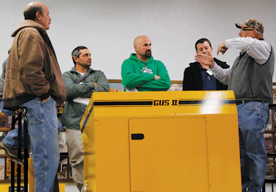 GOMACO University Simulators (GUS) allow hands-on demonstrations and discussions in the shop. Special training consoles also provide explanation support for GOMACO control systems.