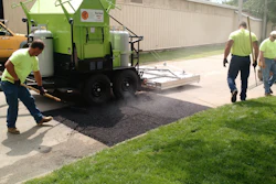 Ray-Tech Infrared Corp. experienced a shift from its trailer-mounted line (shown) to its truck-mounted TMV line which features four units, each outfitted with a 2-, 3-, 4-, or 6-ton reclaimer and a 6-ft. x 8-ft. heating chamber.