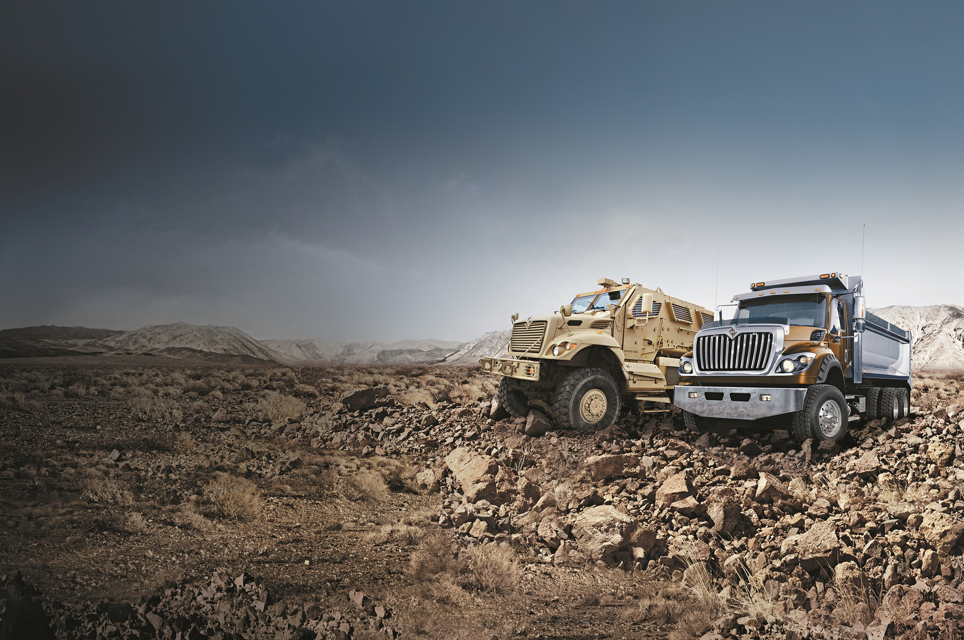 No stranger to extreme-duty military vehicles, Navistar also provides jobsite access solutions with the addition of AWD options on its current generation International severe-duty trucks.