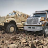 No stranger to extreme-duty military vehicles, Navistar also provides jobsite access solutions with the addition of AWD options on its current generation International severe-duty trucks.