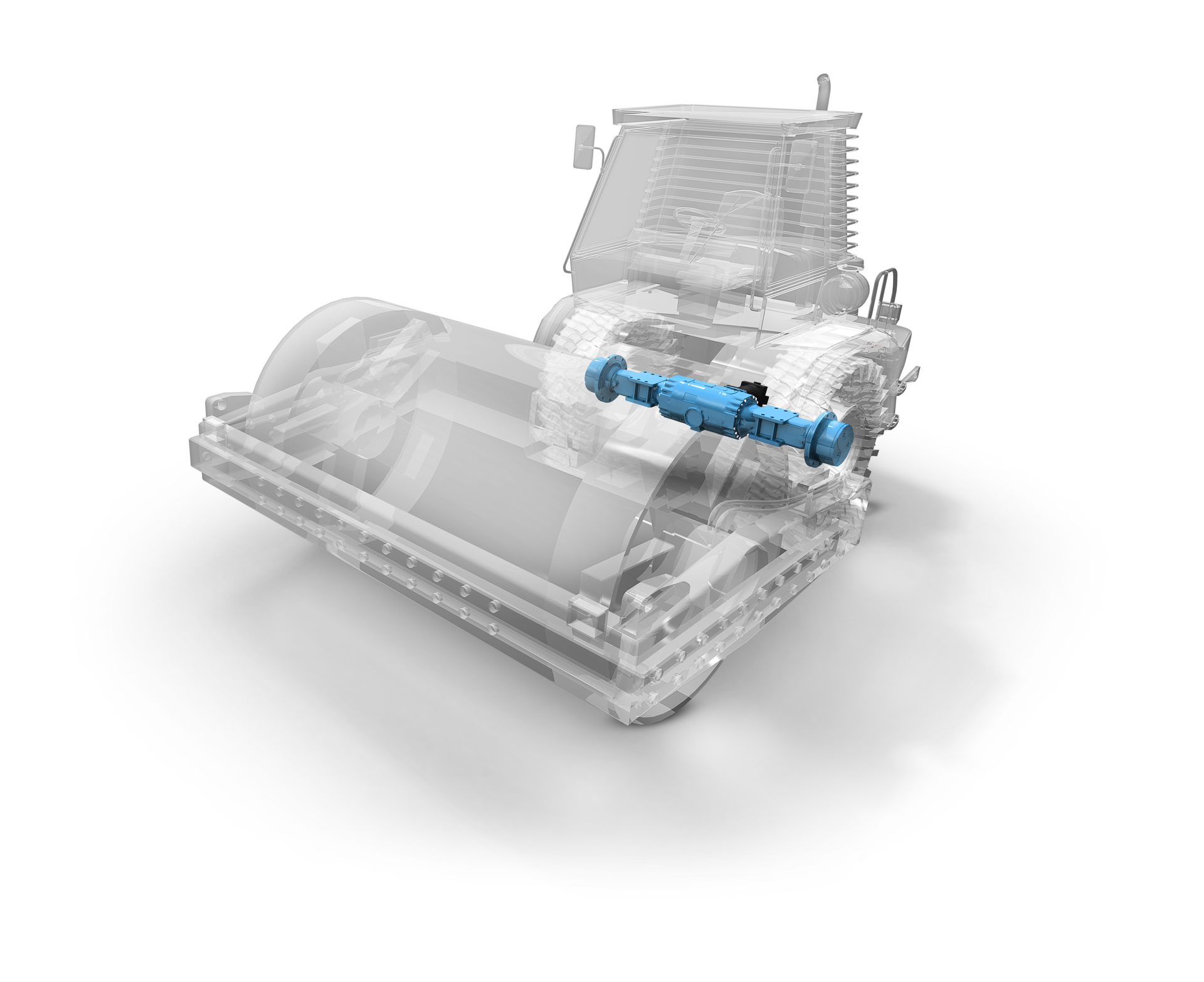 Dana Single Drum Roller Ghost Vehicle