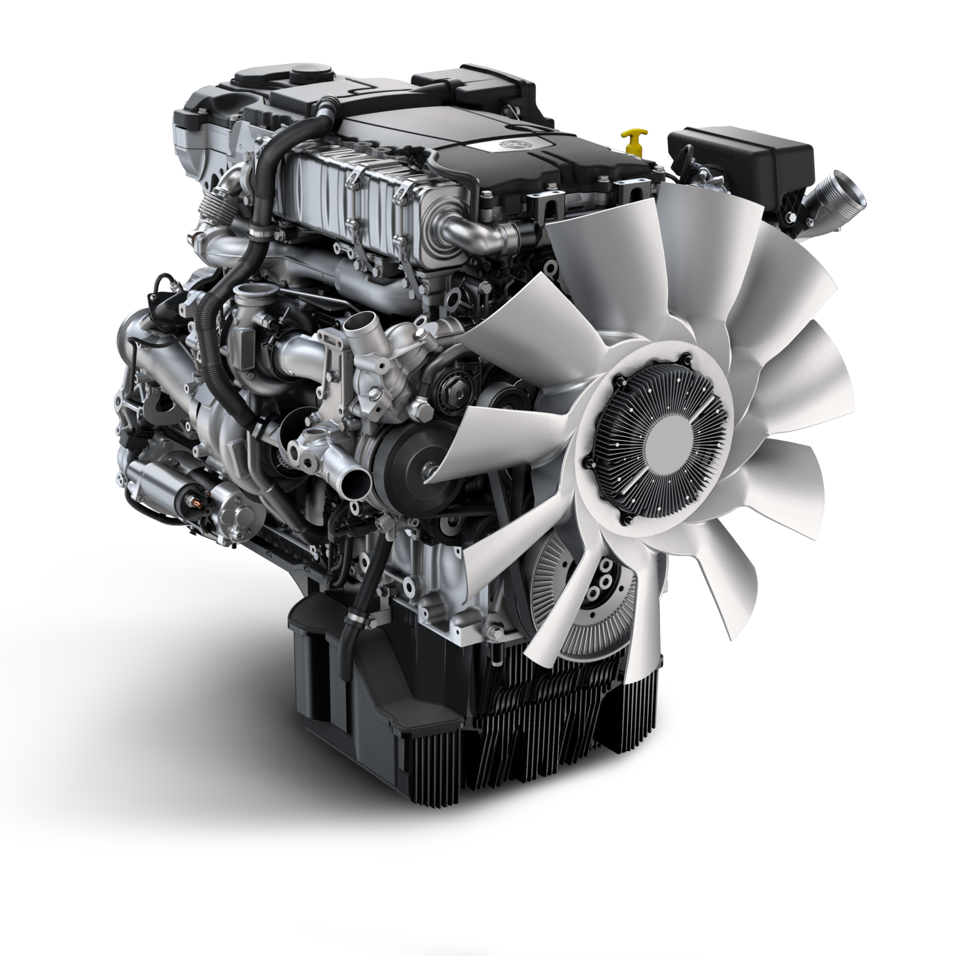 Detroit Dd8 Engine Three Quarter Front View