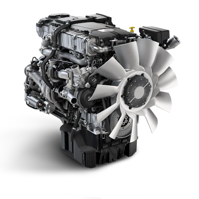 Detroit Dd8 Engine Three Quarter Front View