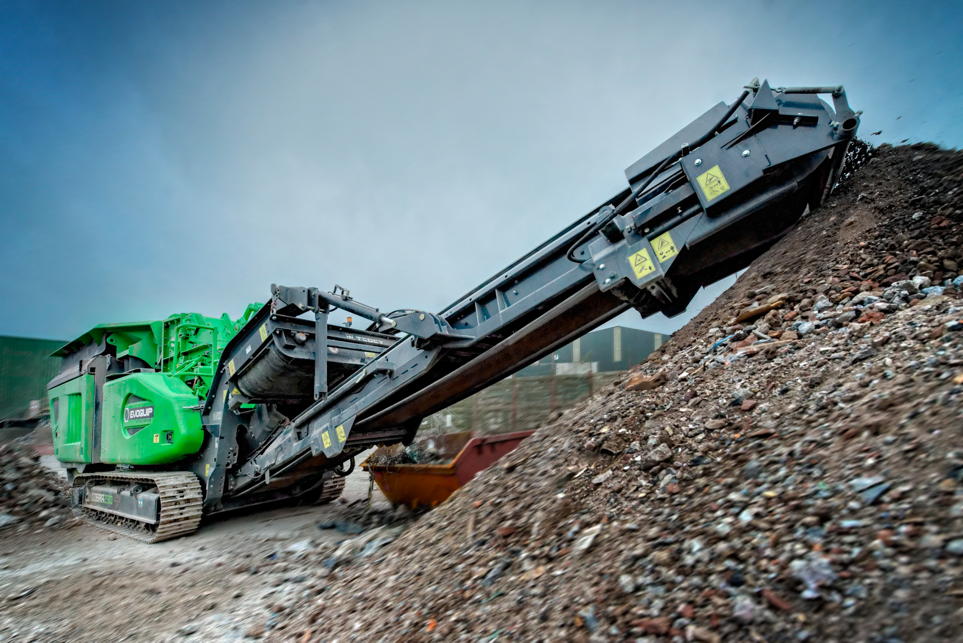 Evo Quip Cobra 230, Jaw Crusher, C&d Skip Waste (28)