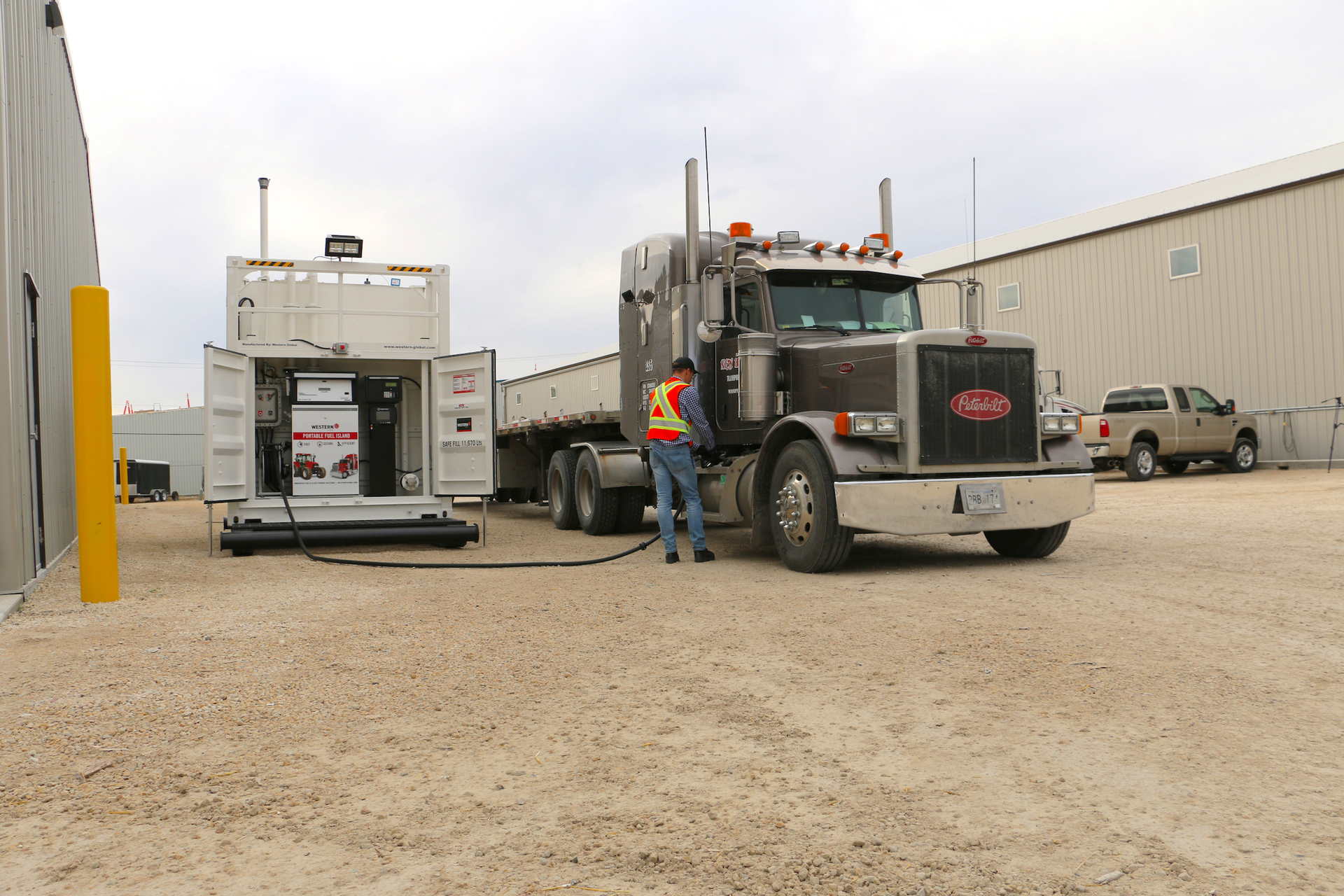 Fuel Island Fueling Station