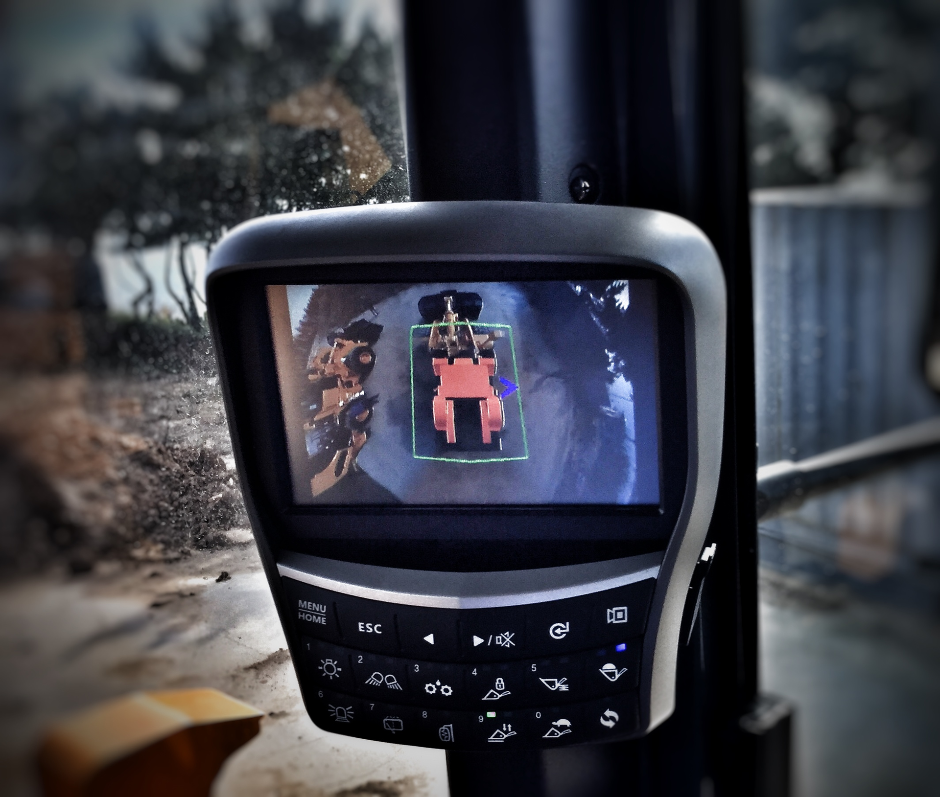 Hyundai Wheel Loader Monitor Tklue9581