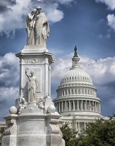 Washington D C Statue Sculpture The Peace Monument 62318