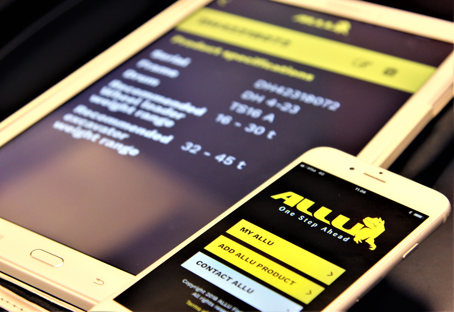 Allu Mobile Application Press
